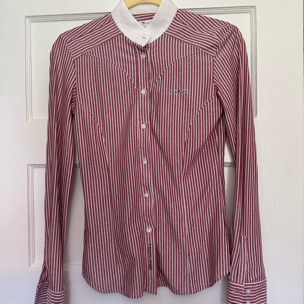 ANIMO Topline Equestrian Long  Sleeve Cuff Shirt- Pre-Owned - Size 42